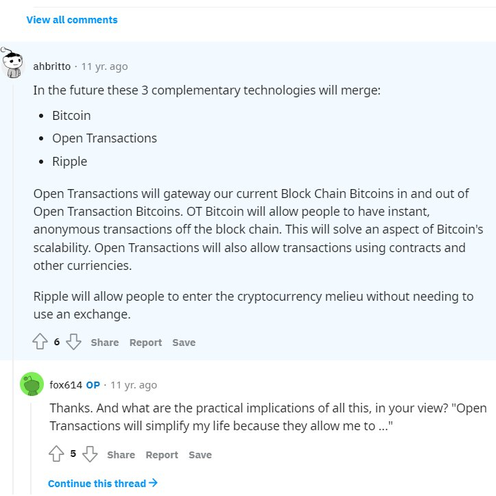 Arthur Britto's prediction for Ripple and Bitcoin
