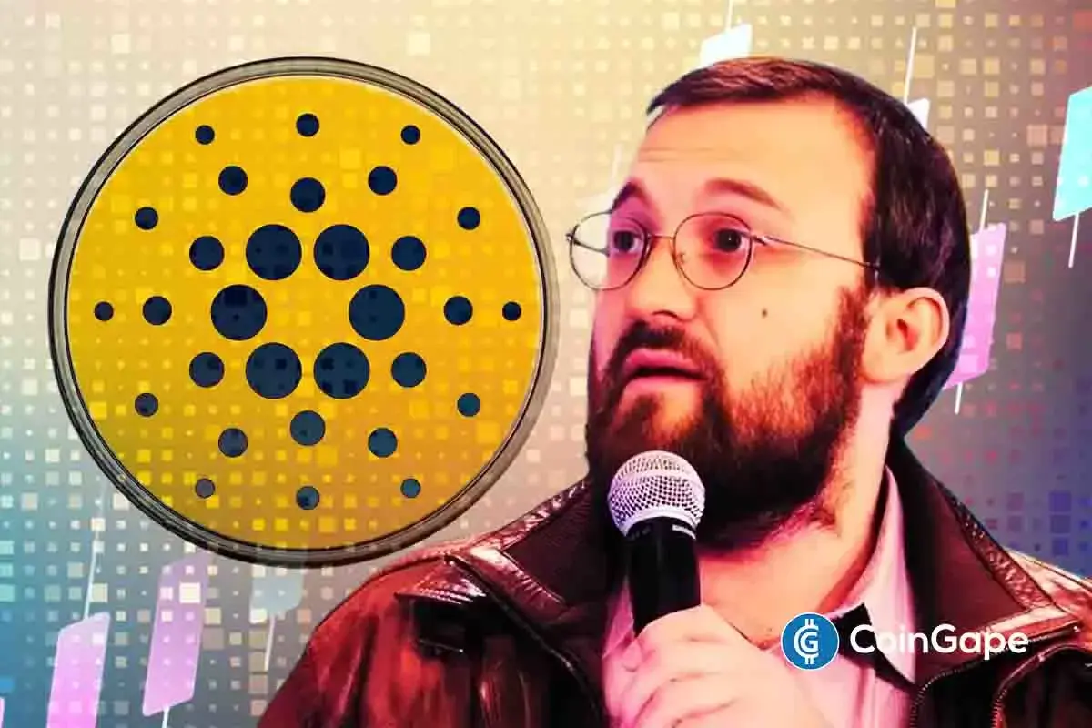 Charles Hoskinson and the Cardano logo