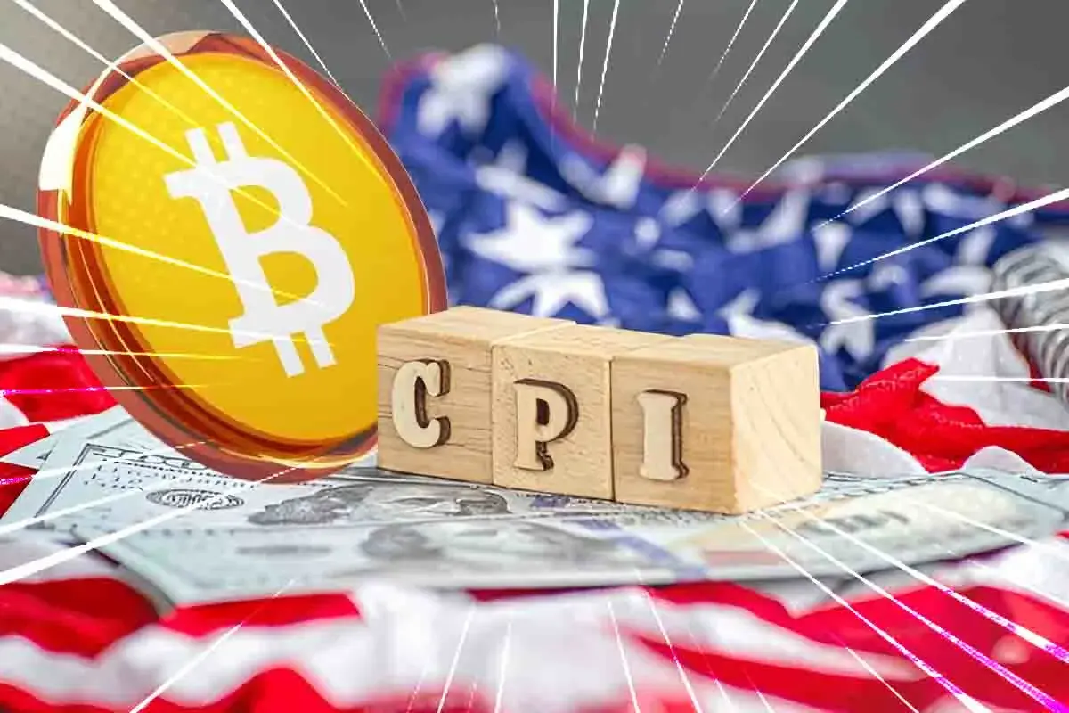 A representation of the crypto market and US CPI