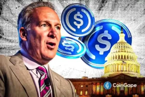 Peter Schiff Sides with Crypto & Opposes JPMorgan CEO Jamie Dimon on Stablecoins