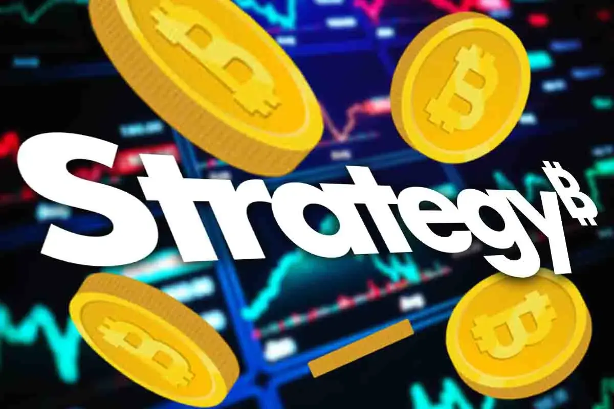 Strategy and Bitcoin's logo