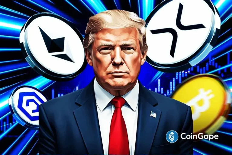 An image of Donald Trump and Truth Social's ETF