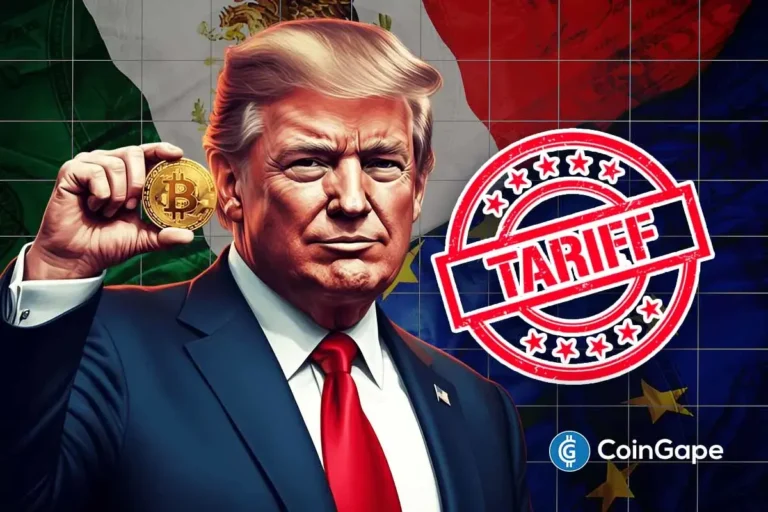 An image to represent the BTC price and Trump tariffs
