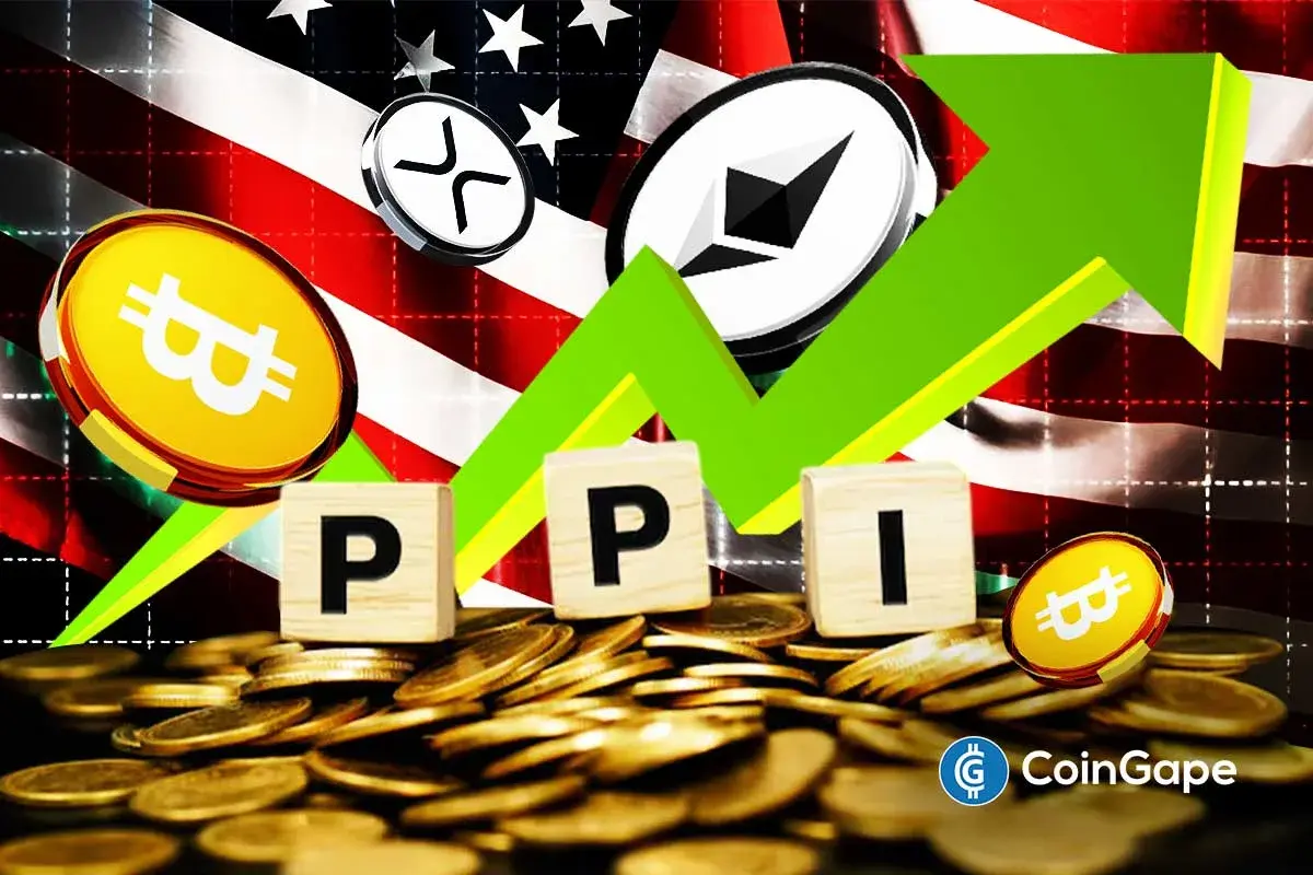 An image to describe the crypto market and PPI inflation data