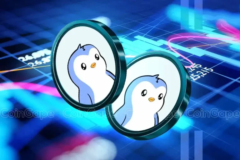 An image describing PENGU's price after Coinbase profile picture change