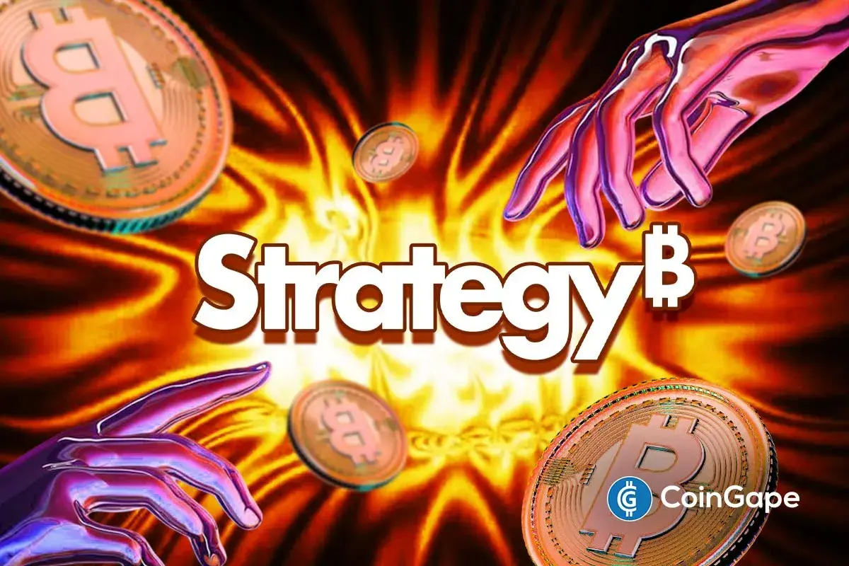 An image containing Strategy and Bitcoin's logo