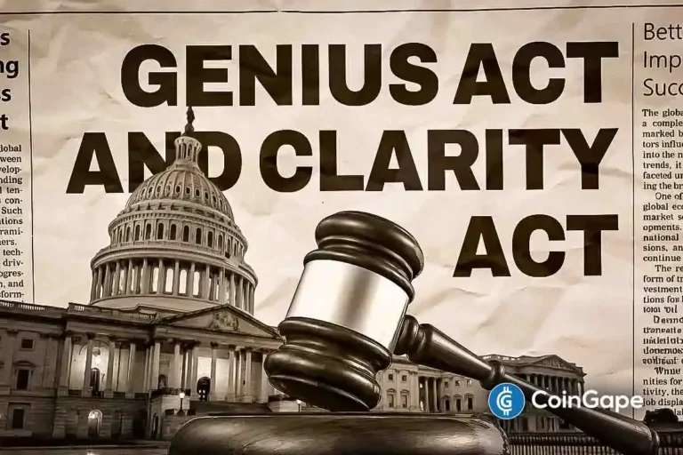 an image to describe the CLARITY And GENIUS Act