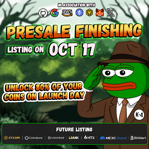 presale finishing in oct 17