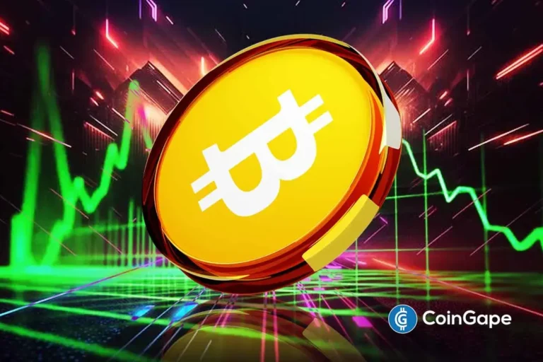 an image describing Bitcoin price chart showing potential market rally.