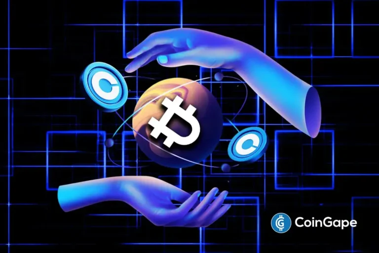 an image of Coinbase and Deribit's logos