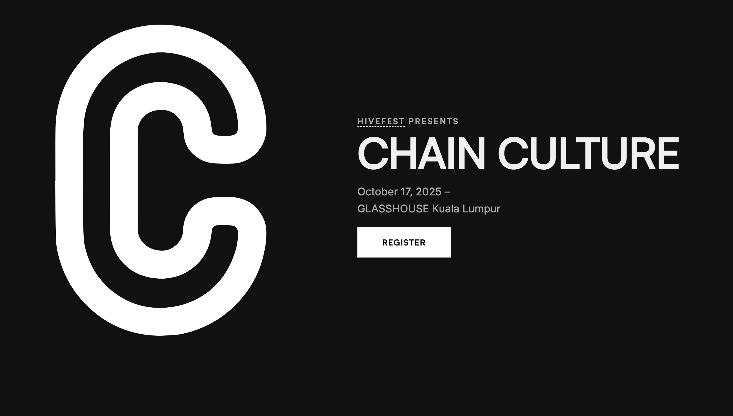 ChainCulture 2025 – October 17, 2025 – Glasshouse at Seputeh, Kuala Lumpur, Malaysia.