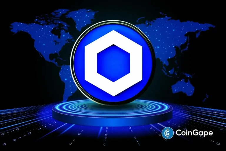 An image of Chainlink's logo to describe the Chainlink reserve