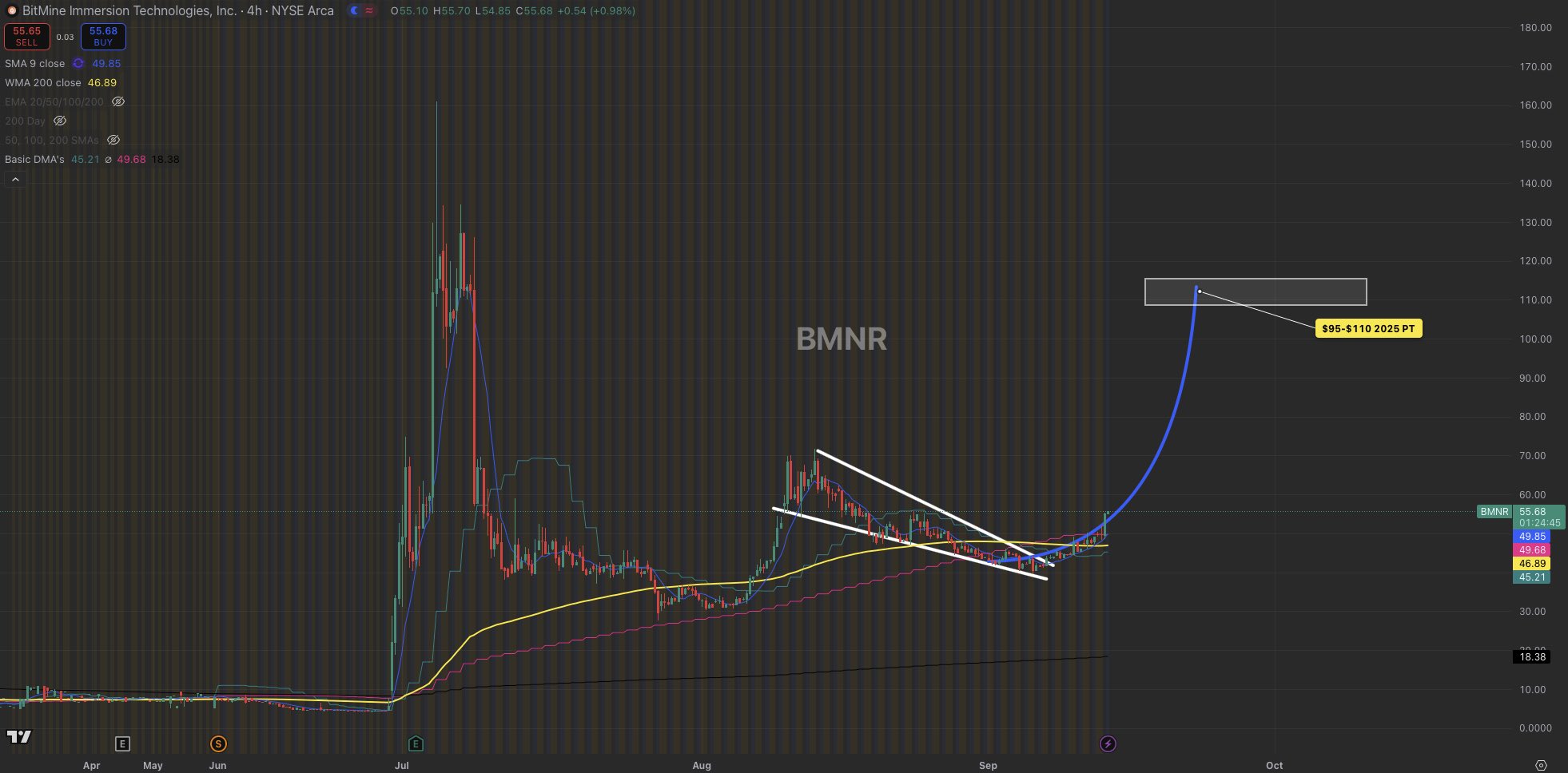 BMNR Stock prepares for multi-week rally