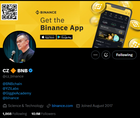 Rumors Hint Changpeng Zhao (CZ) Is Returning to Binance, BNB Shoots 5%