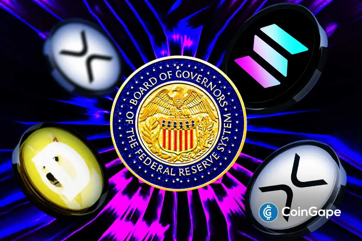 Crypto Market Today: Expert Predicts 15-20% Correction for XRP, SOL, DOGE Amid FED Rate Cut
