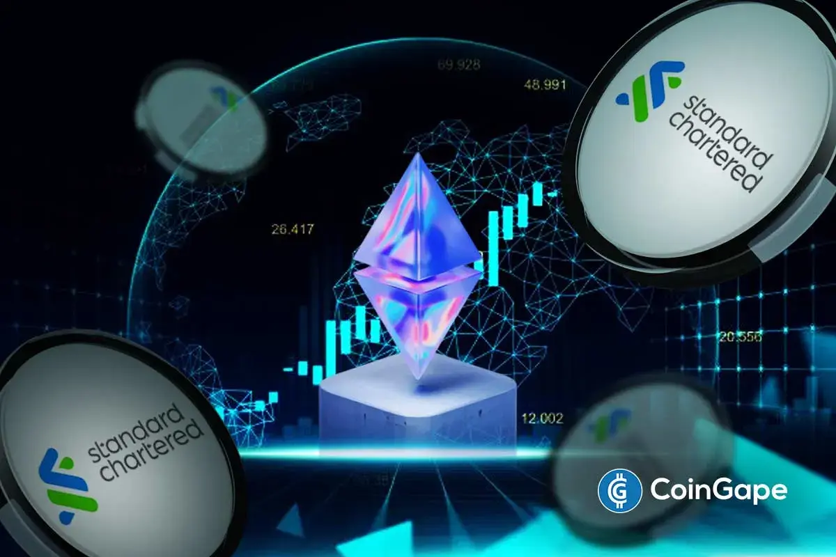 Ethereum Price Prediction As Standard Chartered Says Treasury Buying Will Boost ETH Over Rivals
