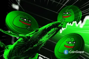 Pepe coin jumps nearly 20% as whale accumulation sparks predictions of a rally to $0.00003.