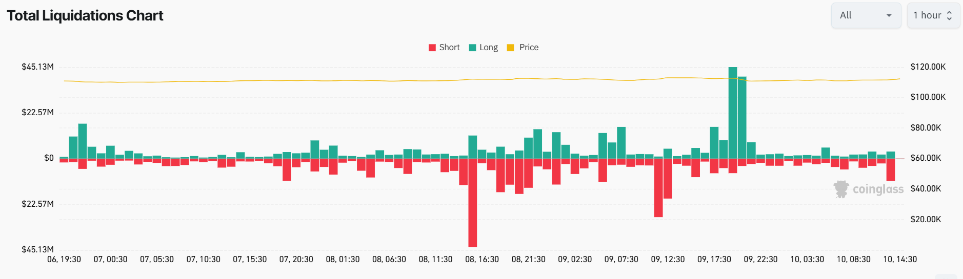 Total Crypto Market Liquidations