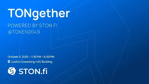 TONgether, powered by STON.fi @TOKEN2049