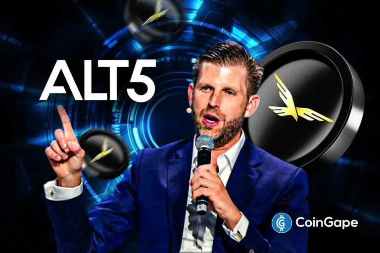 Eric Trump speaks at Alt5 Sigma event amid WLFI controversy