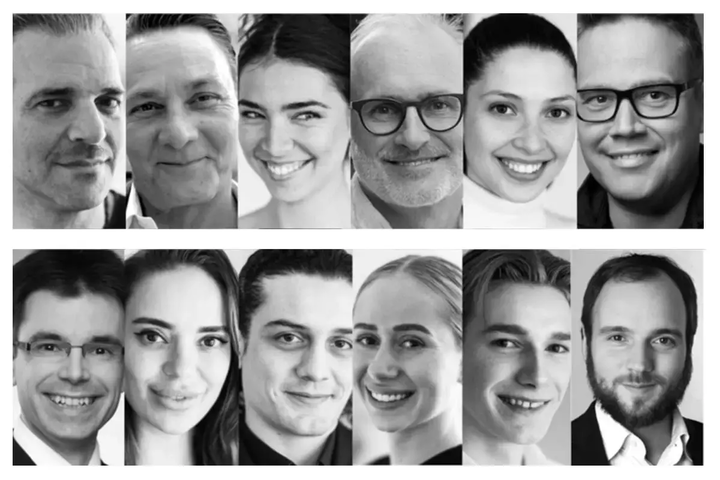 Members from the ivault team
