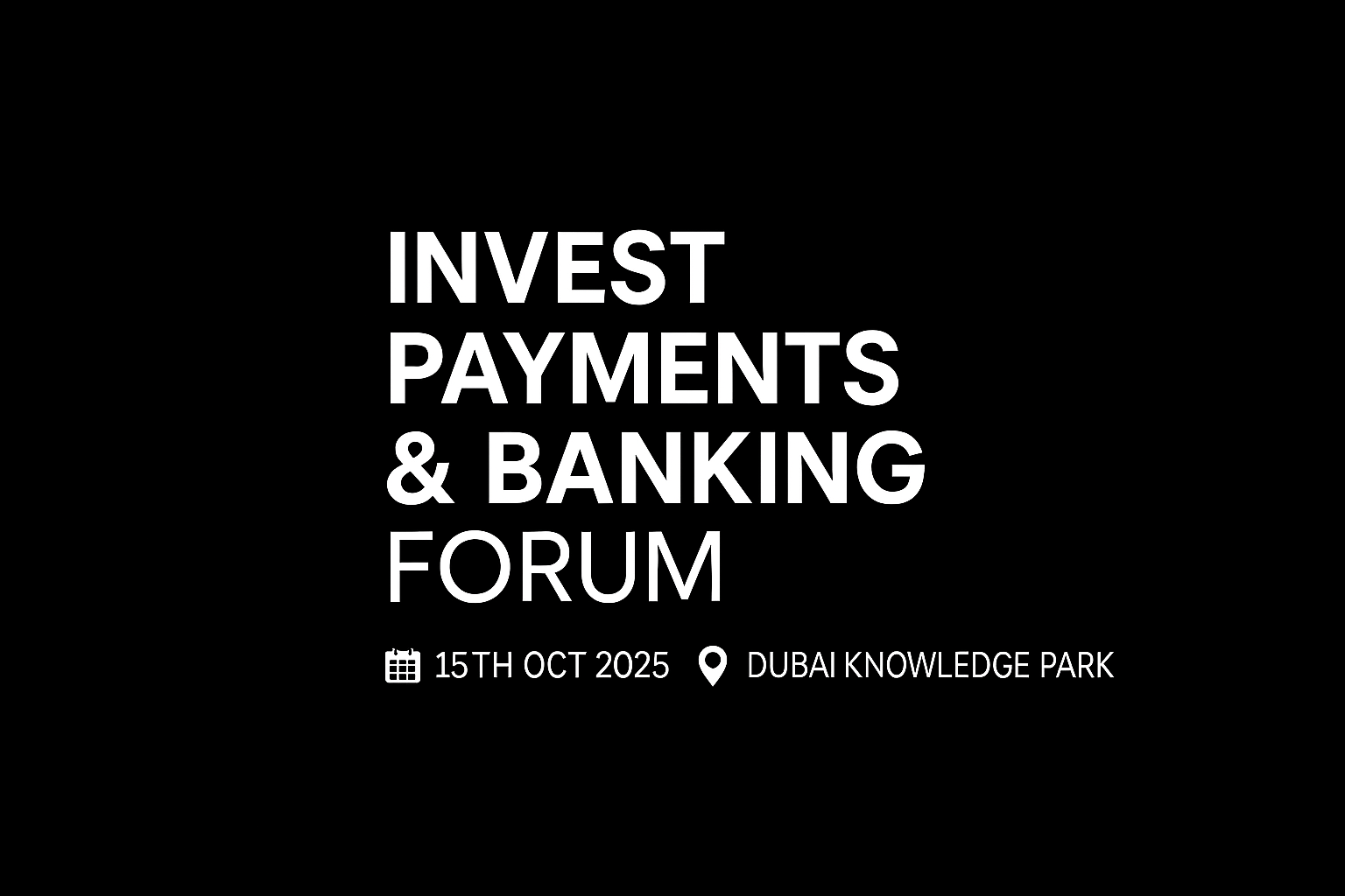 Invest Payments & Banking Forum