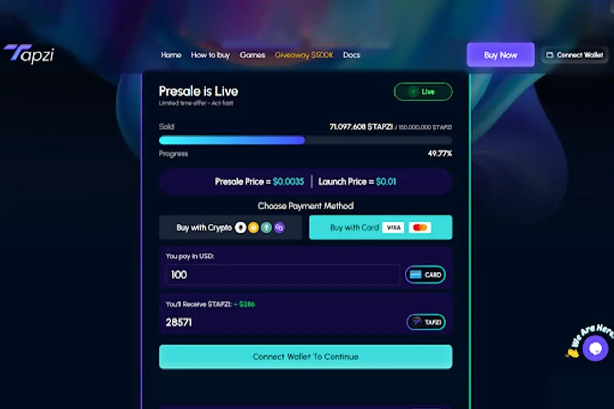 buy tapzi presale