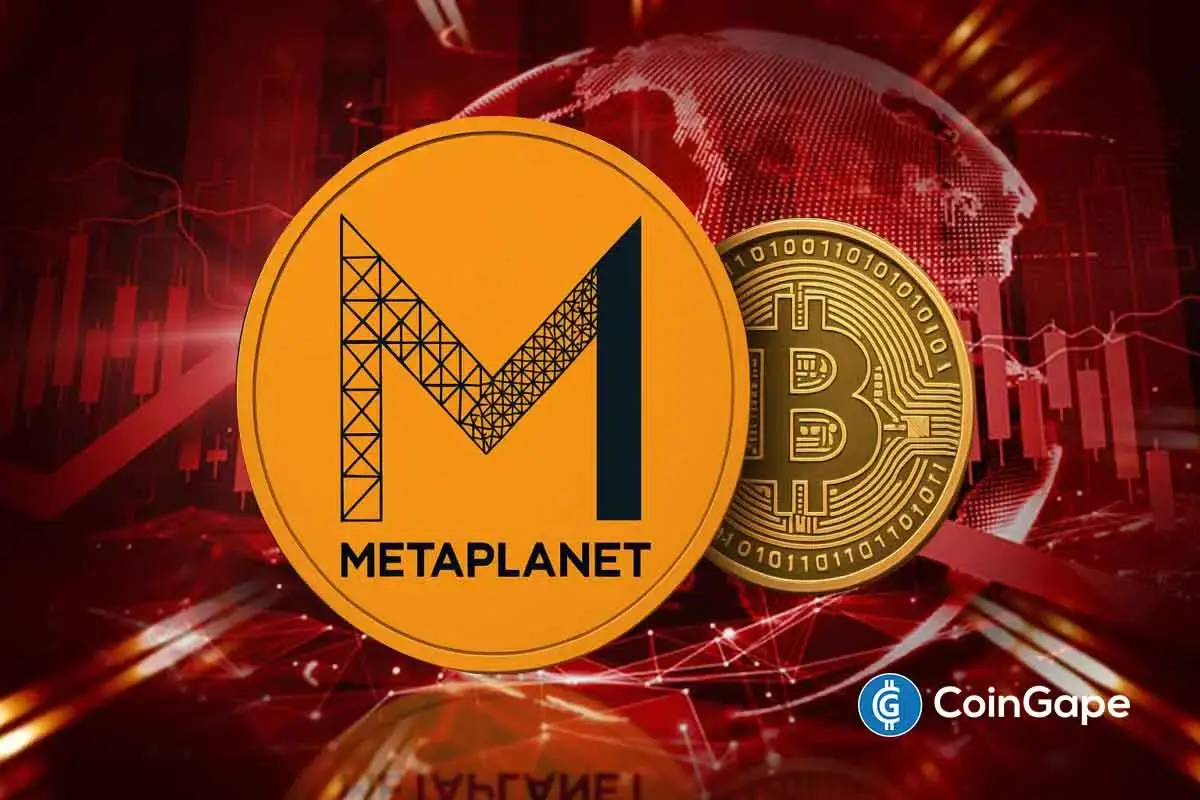 Metaplanet Stock Crashes 12% as Enterprise Value Falls Under Bitcoin Holdings