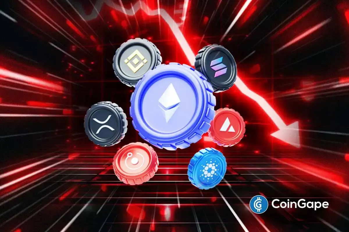 Altcoins see the biggest drop in today's crypto market crash
