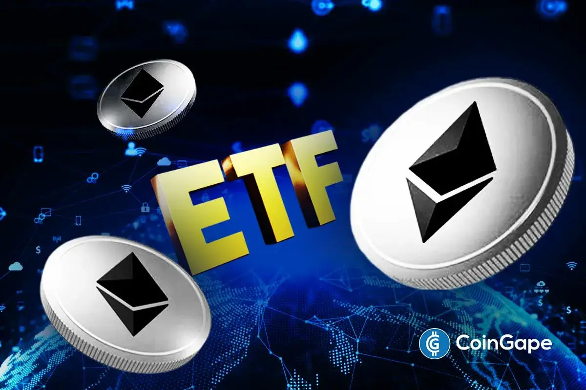 Ethereum ETF graphic symbolizing VanEck’s Delaware registration and Lido staking link.
