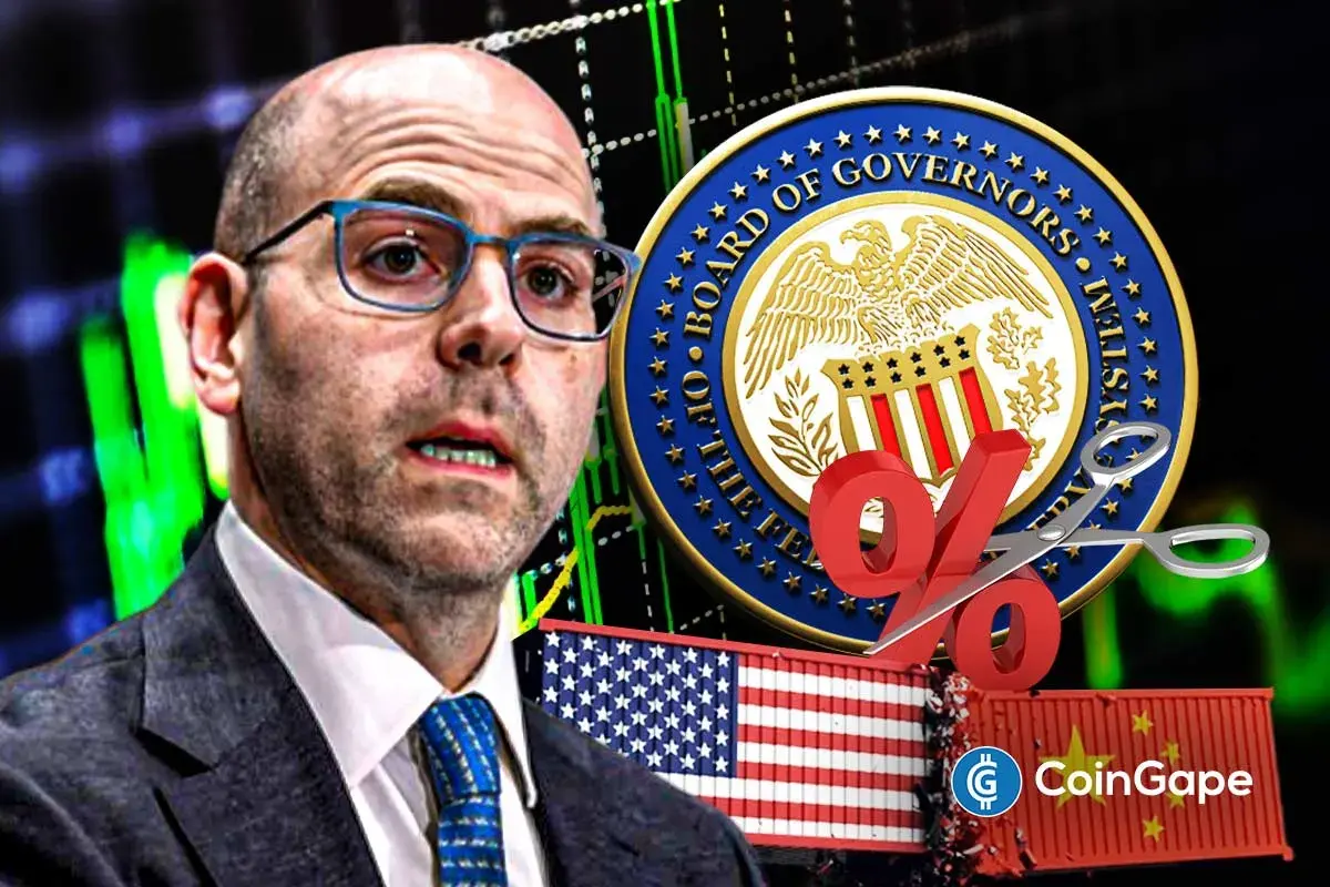 An image of Stephen Miran and his comment on the Fed rate cuts
