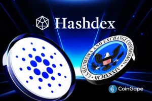 Cardano price chart highlights ADA as Hashdex ETF listing drives optimism toward $1.27 breakout.