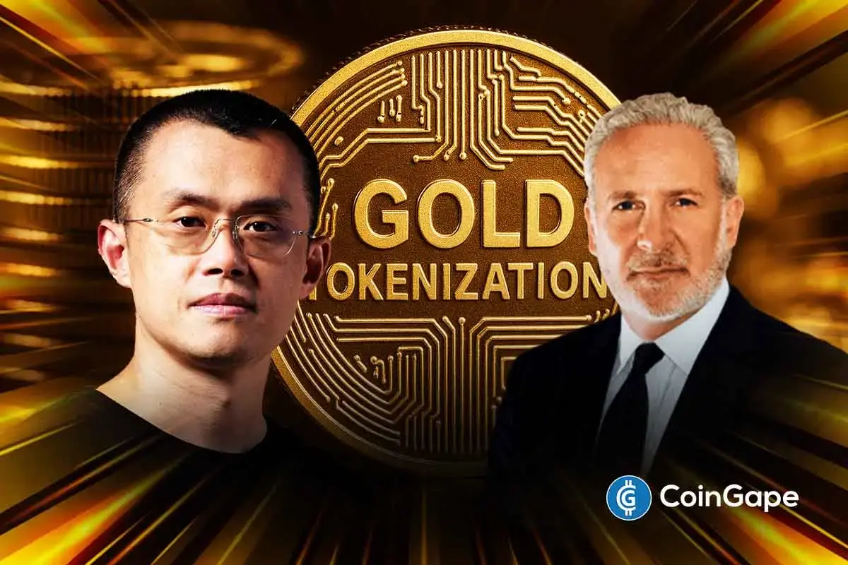 Changpeng CZ Zhao debunks Peter Schiff and said tokenizing gold is not really on-chain gold