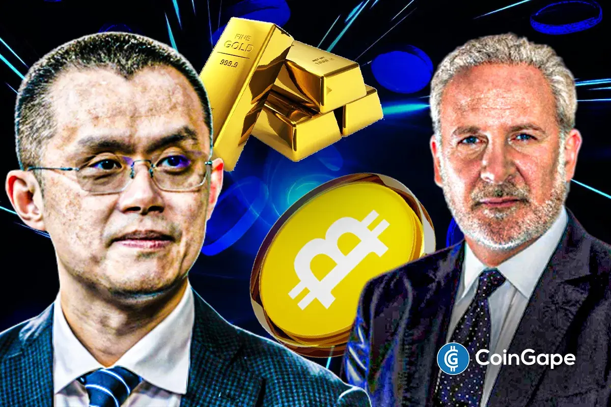 An image to represent gold and Bitcoin and the Schiff CZ debate