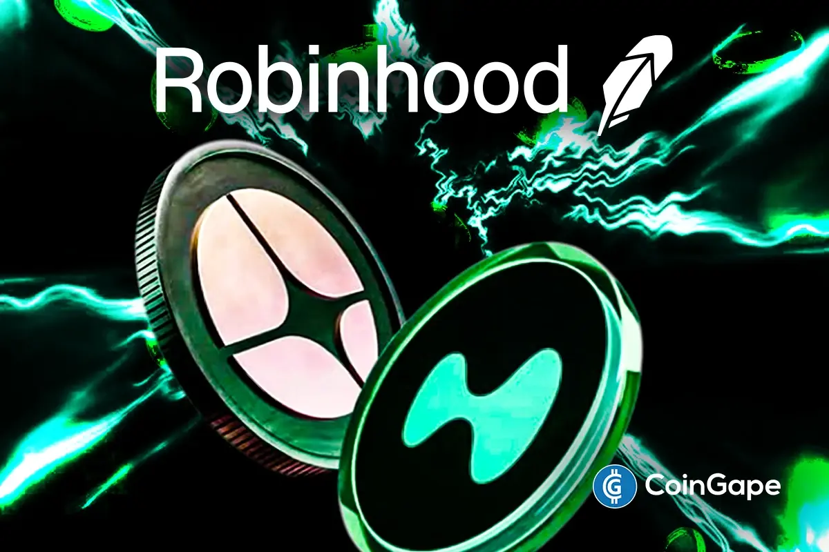 An image of Hyperliquid and Robinhood's logos