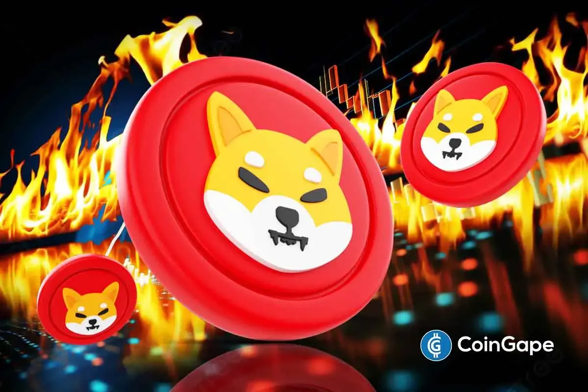 Shiba Inu token rebounds after crypto crash as burn rate spikes by 8,194%.