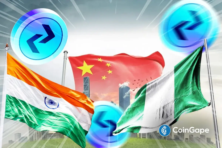 Bitget highlights Nigeria, China, and India flags symbolizing emerging markets driving crypto growth.