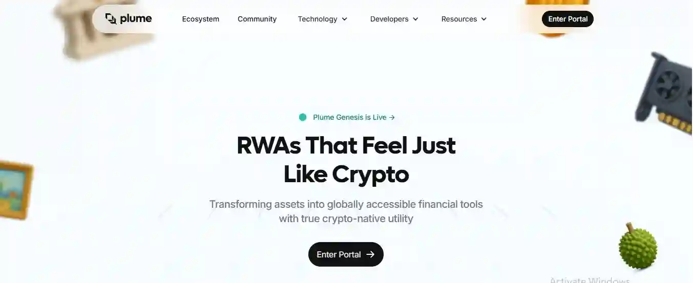 Plume Network rwa tokenization