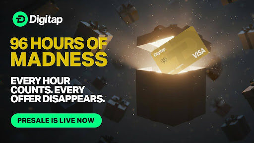 Digitap ($TAP) depicting live presale