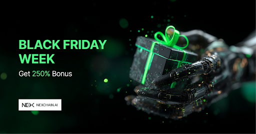 Nexchain AI Surpasses $12M as Stage 30 Debuts With 250% Black Friday Bonus