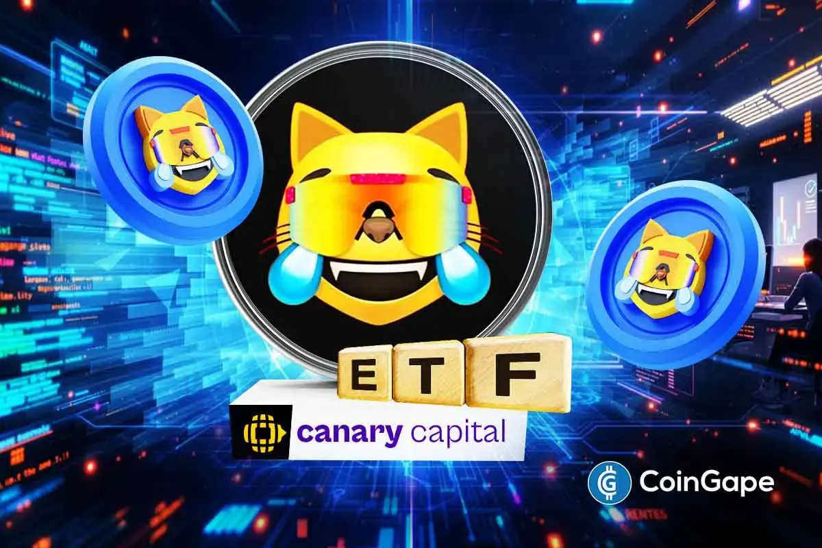 MOG Coin cat mascot with rainbow glasses, symbolizing its rise from meme to ETF spotlight.