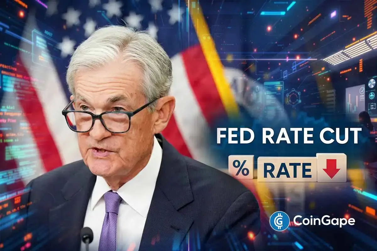 Jerome Powell speaks as missing jobs data heightens uncertainty over the December rate cut decision.