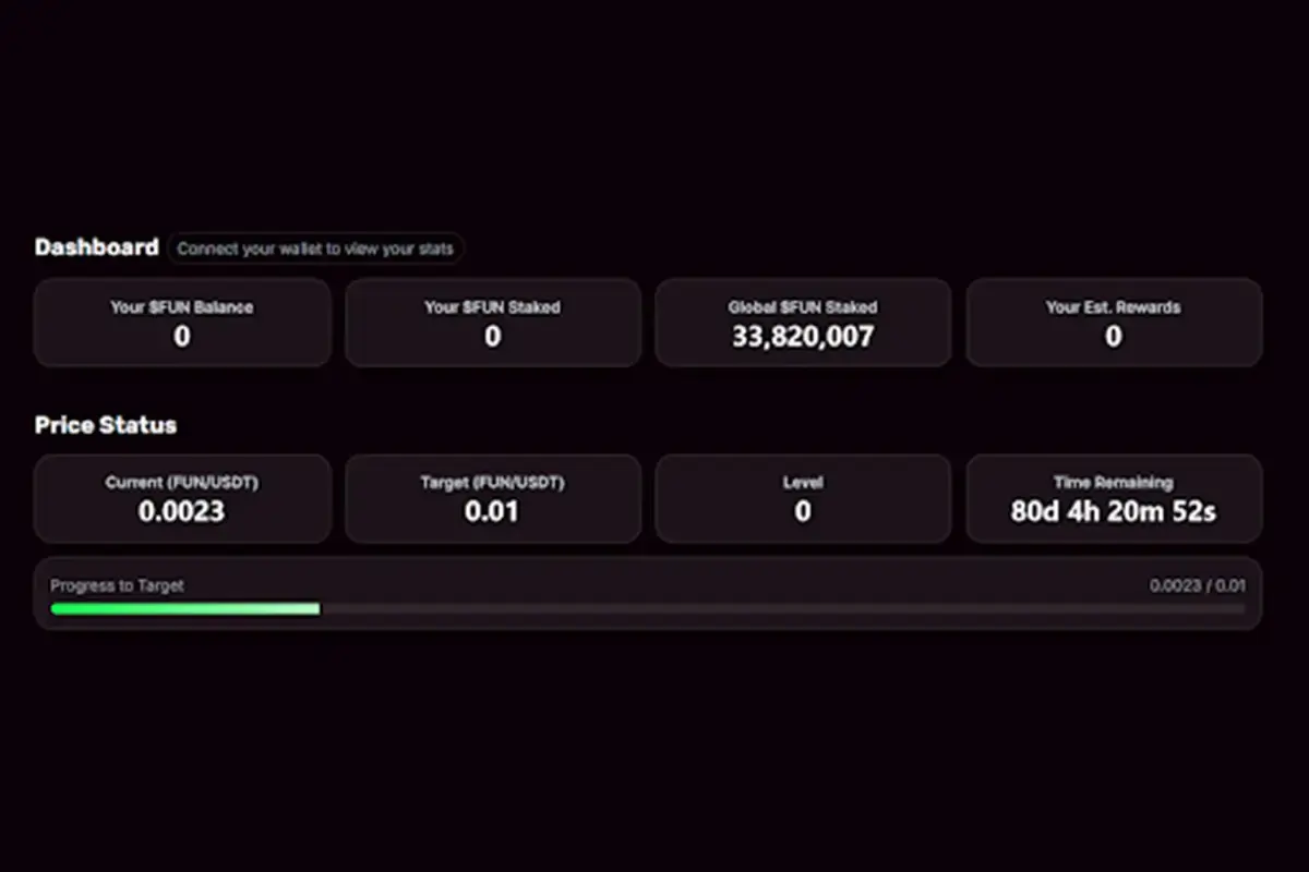funtoken dashboard