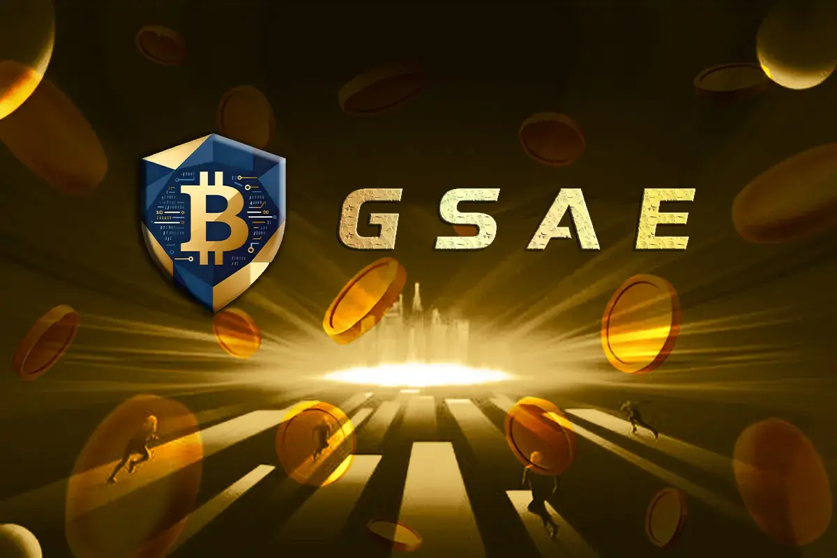GSAE AI Cloud Mining Logo illustration