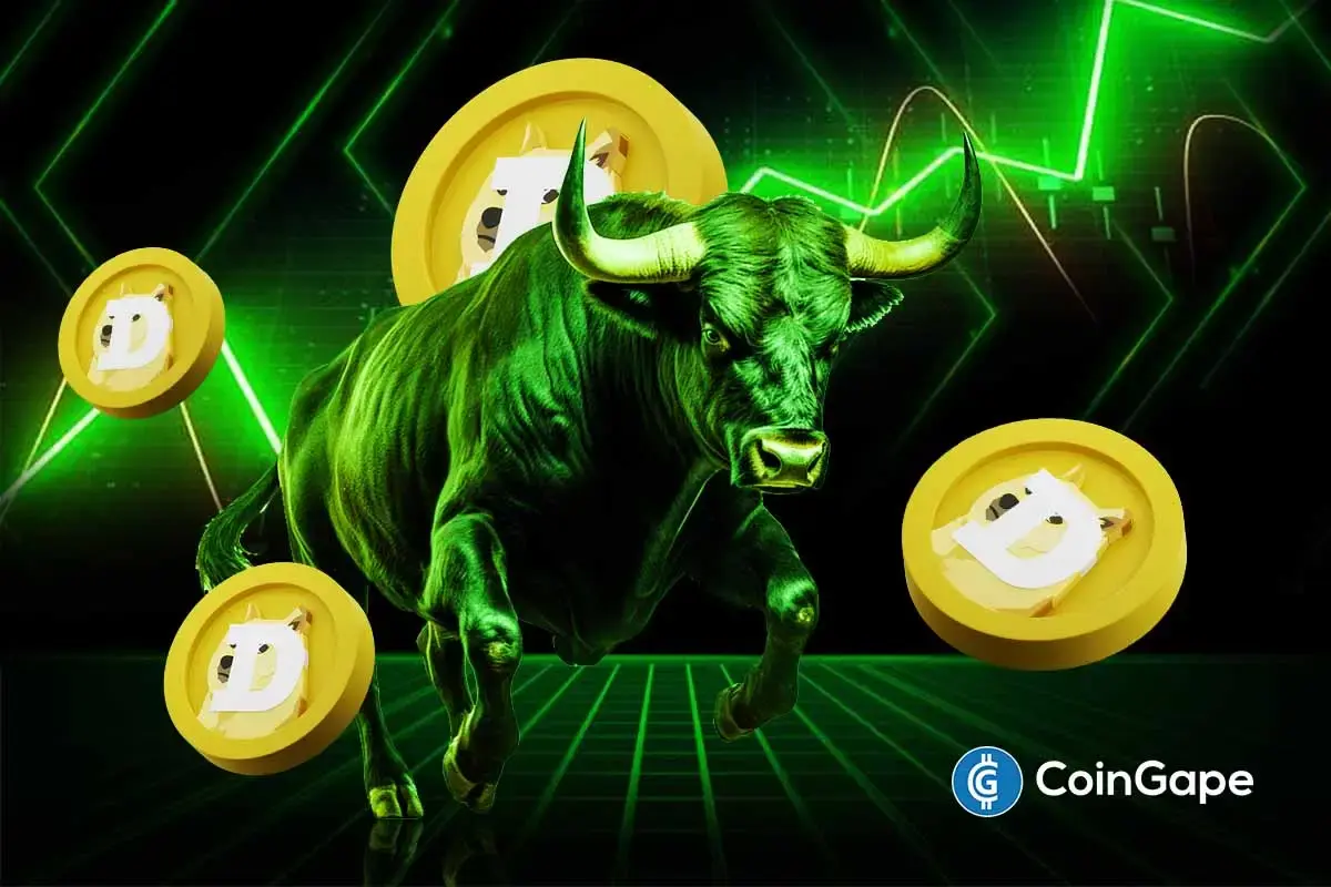 Dogecoin moves toward the $0.30 mark as a bullish crossover pattern signals a possible trend shift.