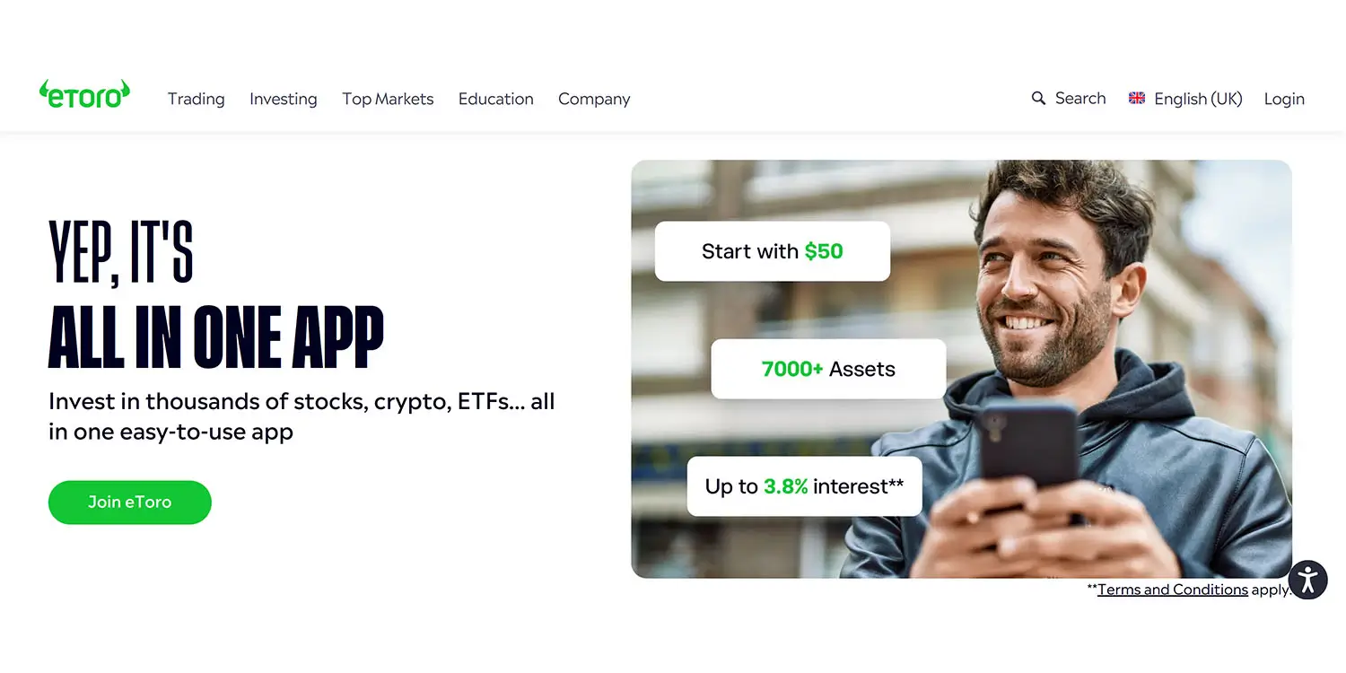 eToro trading with PayPal