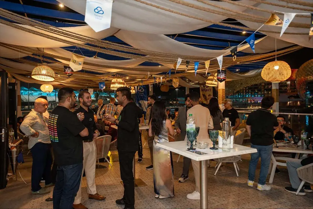 digital photo from LBank Labs and Tencent Cloud ViP event