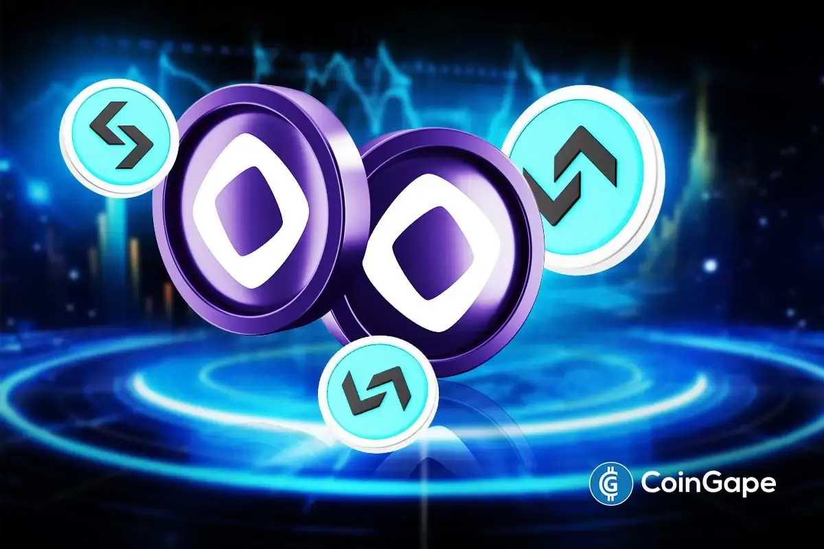 Purple MON tokens and Bitget icons displayed on a digital platform, highlighting MON listing with rewards and on-chain earning incentives.