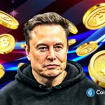 Elon Musk pictured with floating Bitcoin coins as his renewed comments drive fresh debate over Bitcoin’s real value.
