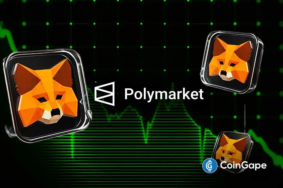 MetaMask wallet receiving crypto tokens as Polymarket-driven activity and rewards surge, showing growing engagement in mobile prediction markets.